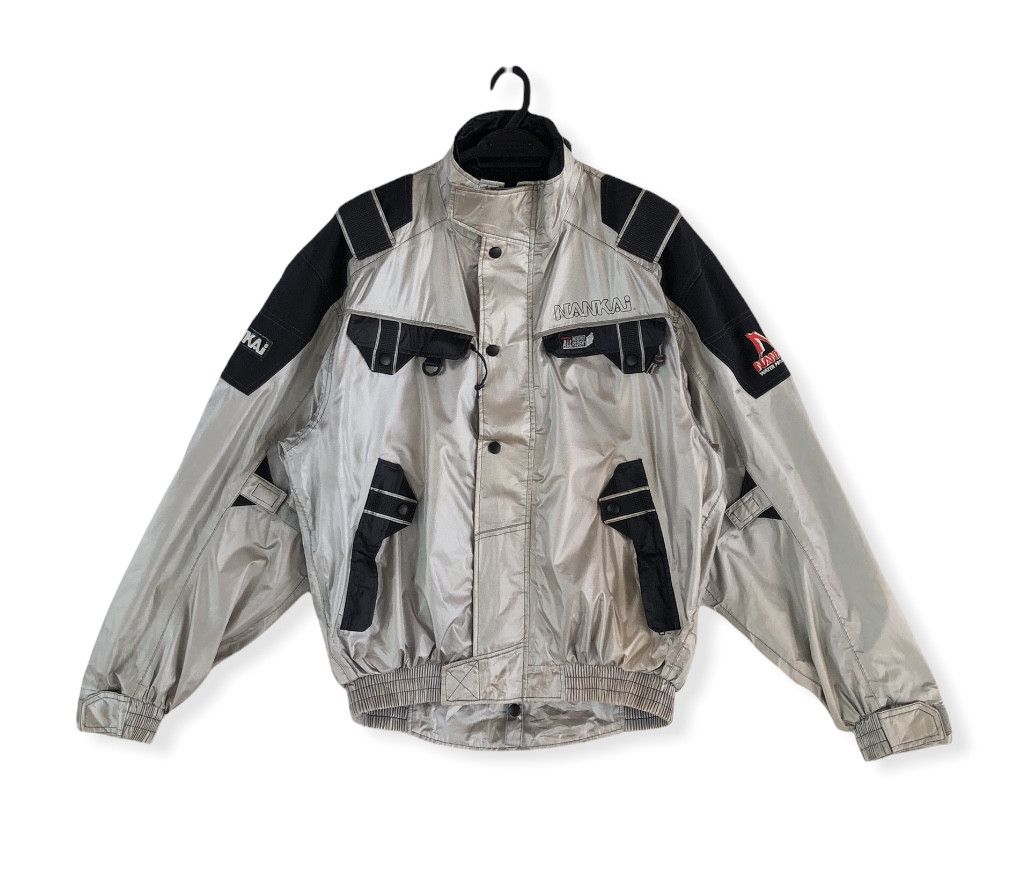 Japanese Brand × Vintage VINTAGE NANKAI WATERPROOF LIGHTWEIGHT MOTOR RACING JACKET Size US L / EU 52-54 / 3 - 1 Thumbnail