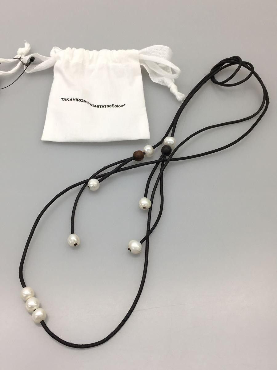 Takahiromiyashita The Soloist. Double Wound Leather Bead Necklace Size ONE SIZE - 1 Thumbnail