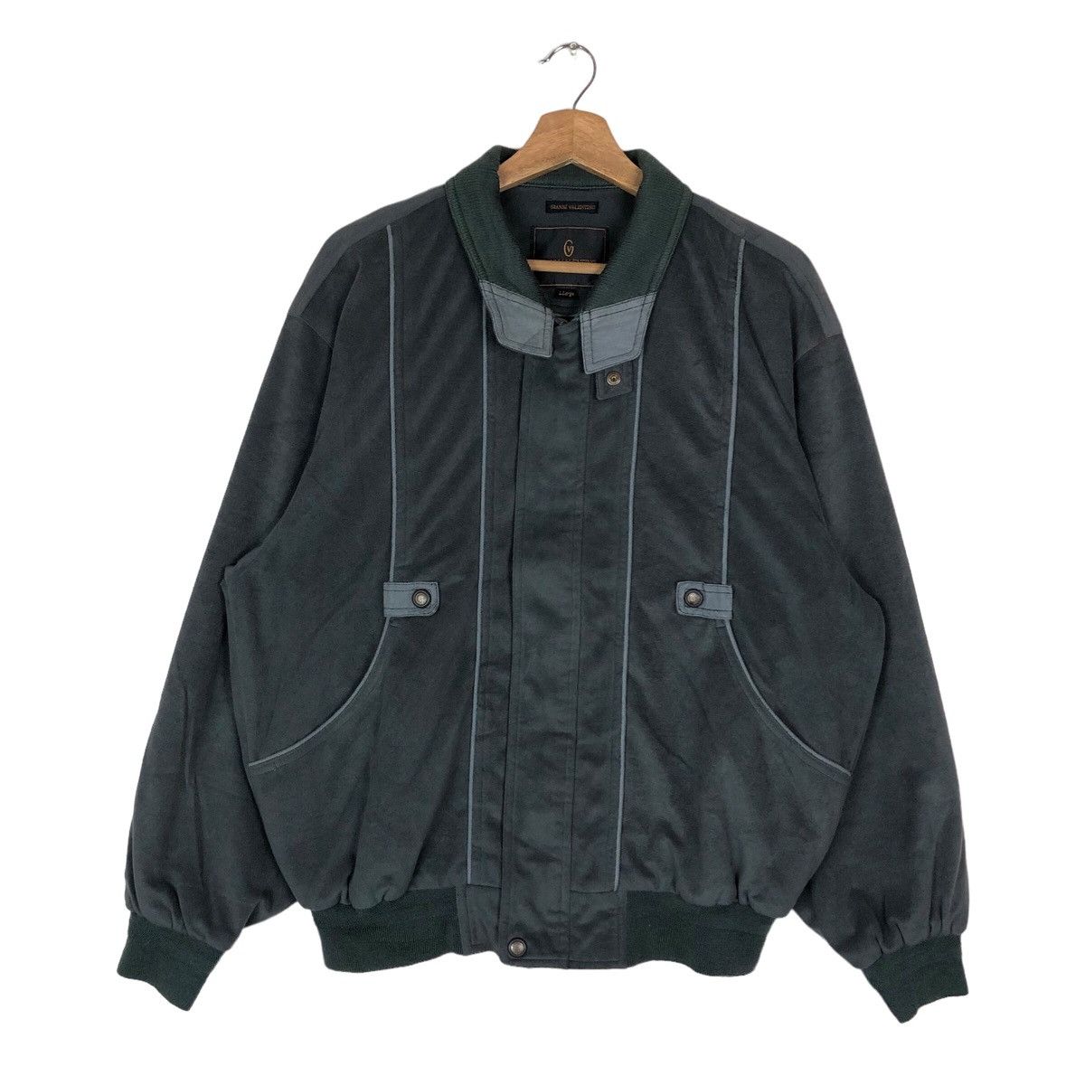 Vintage Vintage Gianni Valentino Zipper Jacket Size US XL / EU 56 / 4 - 1 Thumbnail