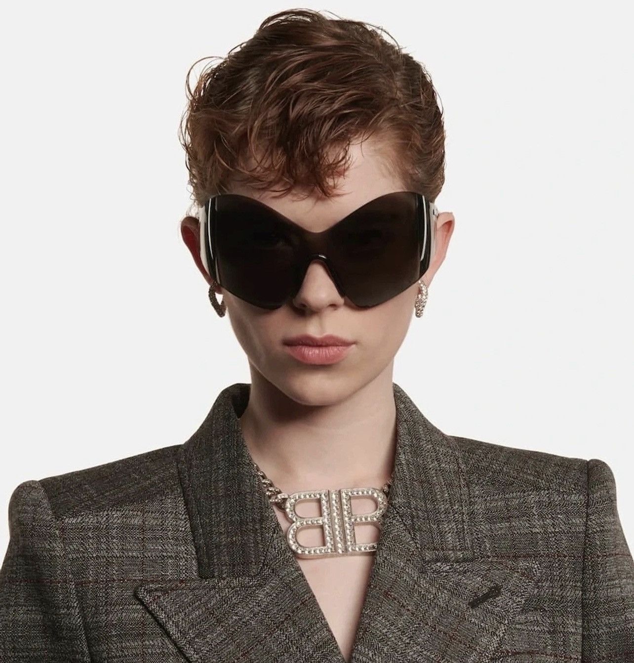 Balenciaga Balenciaga Shield Mask Sunglasses Size ONE SIZE - 14 Thumbnail