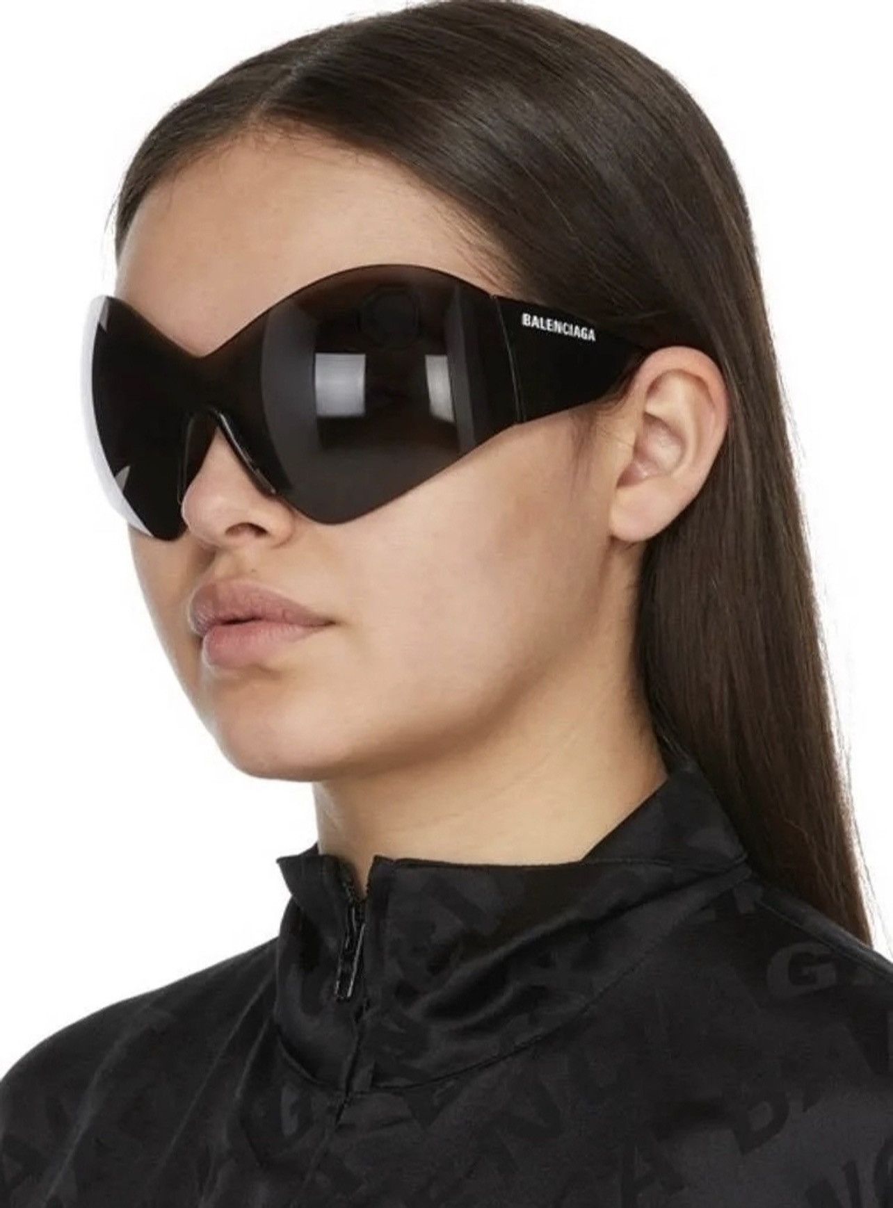 Balenciaga Balenciaga Shield Mask Sunglasses Size ONE SIZE - 12 Thumbnail