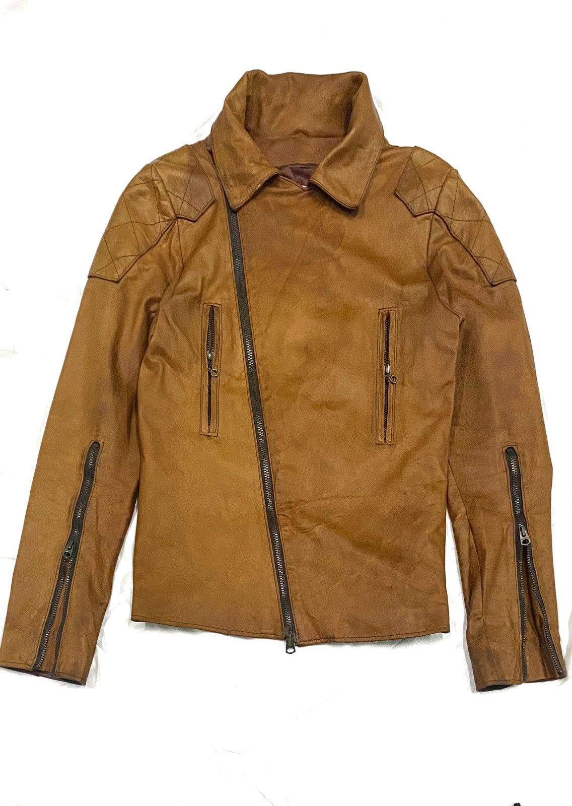 Genuine Leather Genuine Cow Leather Jacket For Killing of fuckin guys Size US S / EU 44-46 / 1 - 3 Thumbnail
