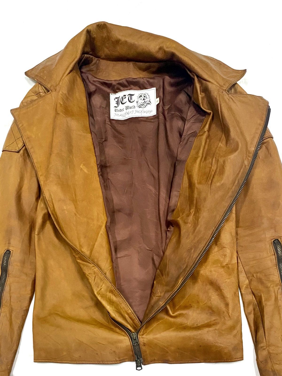Genuine Leather Genuine Cow Leather Jacket For Killing of fuckin guys Size US S / EU 44-46 / 1 - 13 Thumbnail