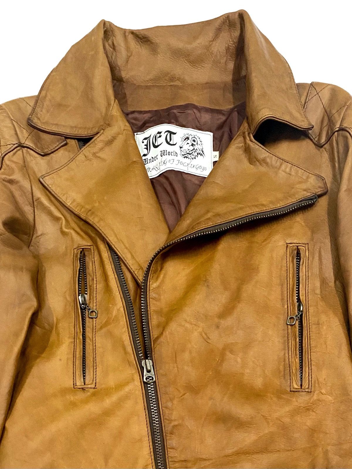Genuine Leather Genuine Cow Leather Jacket For Killing of fuckin guys Size US S / EU 44-46 / 1 - 4 Thumbnail
