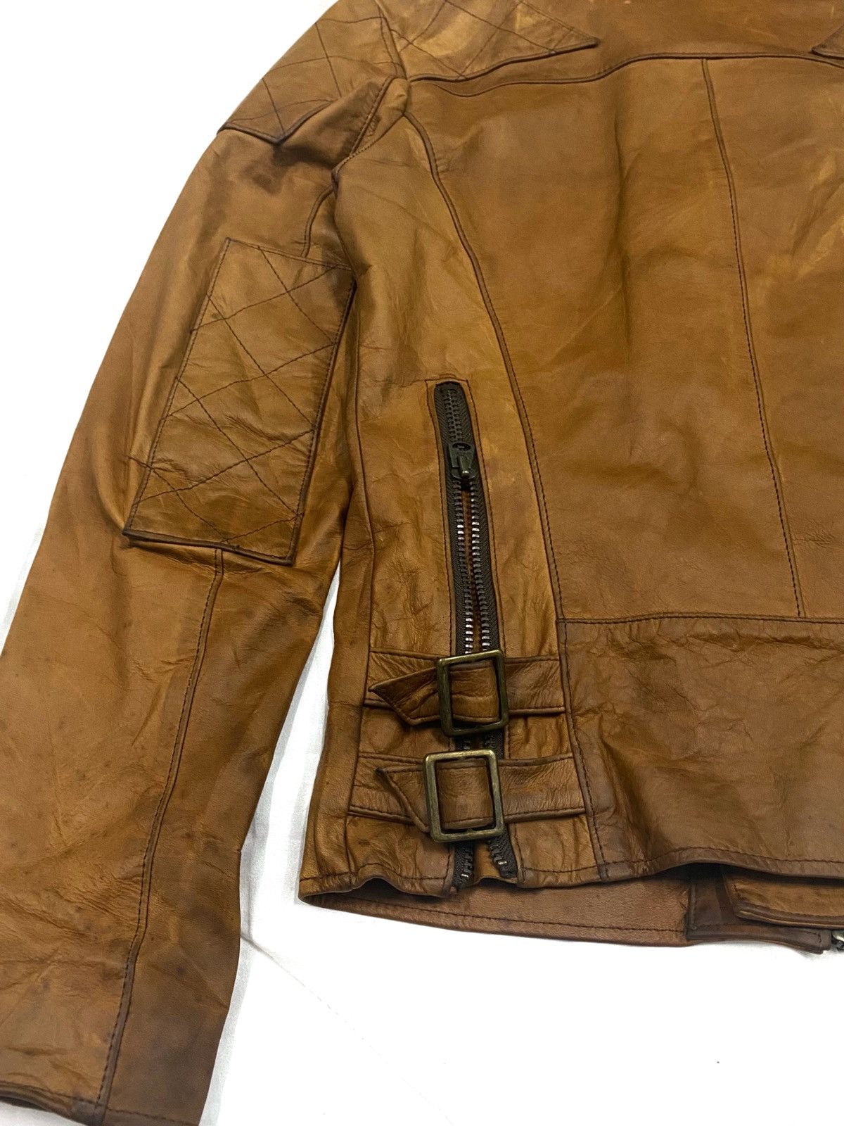 Genuine Leather Genuine Cow Leather Jacket For Killing of fuckin guys Size US S / EU 44-46 / 1 - 8 Thumbnail