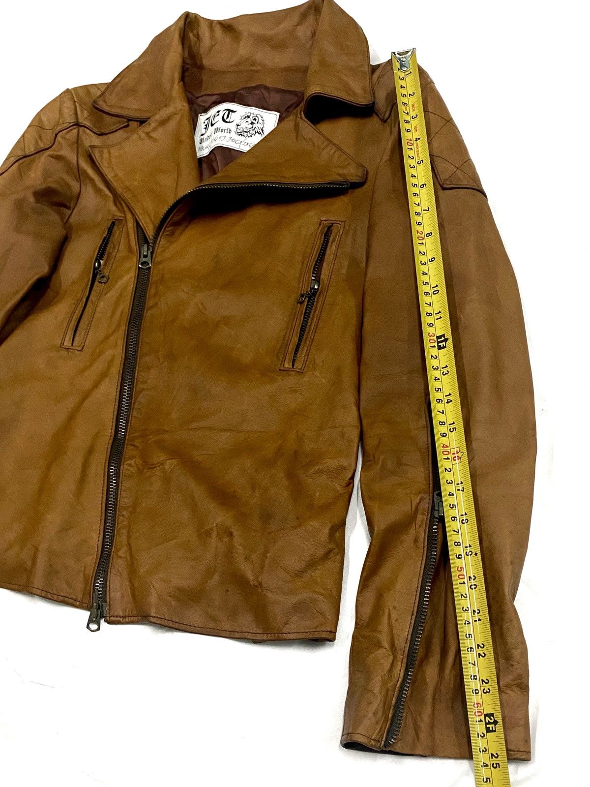 Genuine Leather Genuine Cow Leather Jacket For Killing of fuckin guys Size US S / EU 44-46 / 1 - 23 Thumbnail