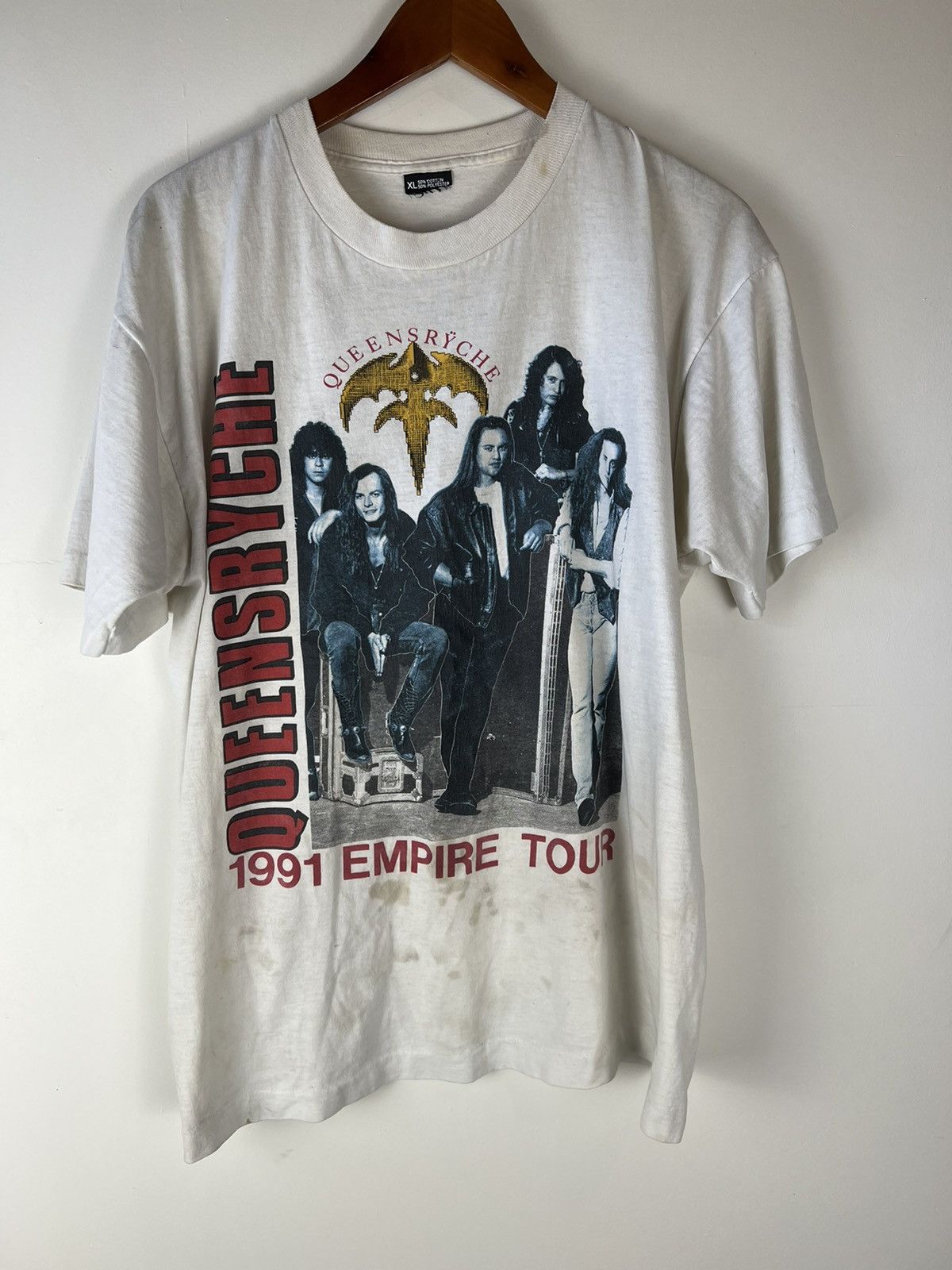Vintage Vintage 1991 Queensryche empire tour tee Size US L / EU 52-54 / 3 - 1 Thumbnail