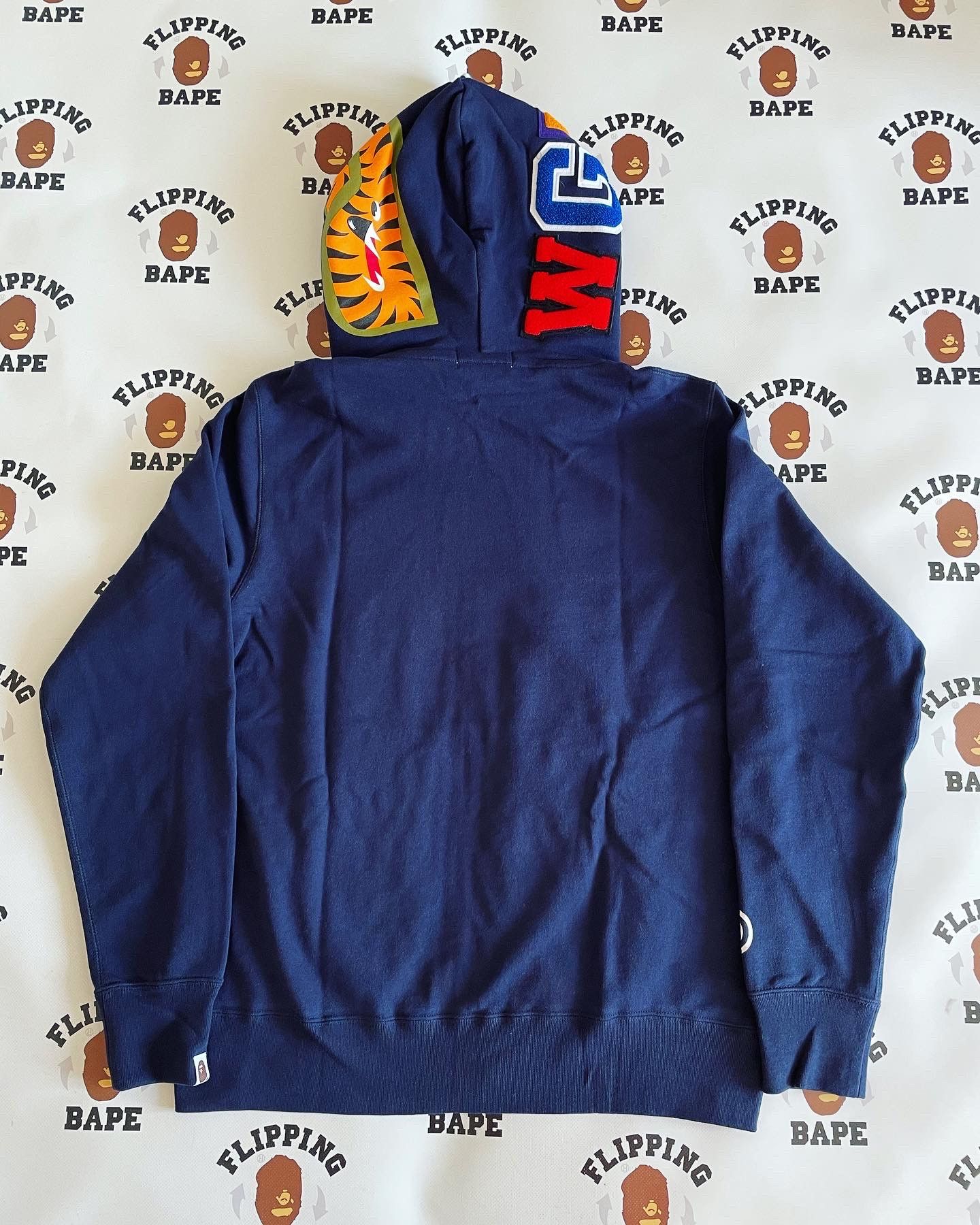 Bape BAPE ABC CAMO SHARK WIDE FIT FULL ZIP DOUBLE HOODIE Size US XXL / EU 58 / 5 - 2 Thumbnail