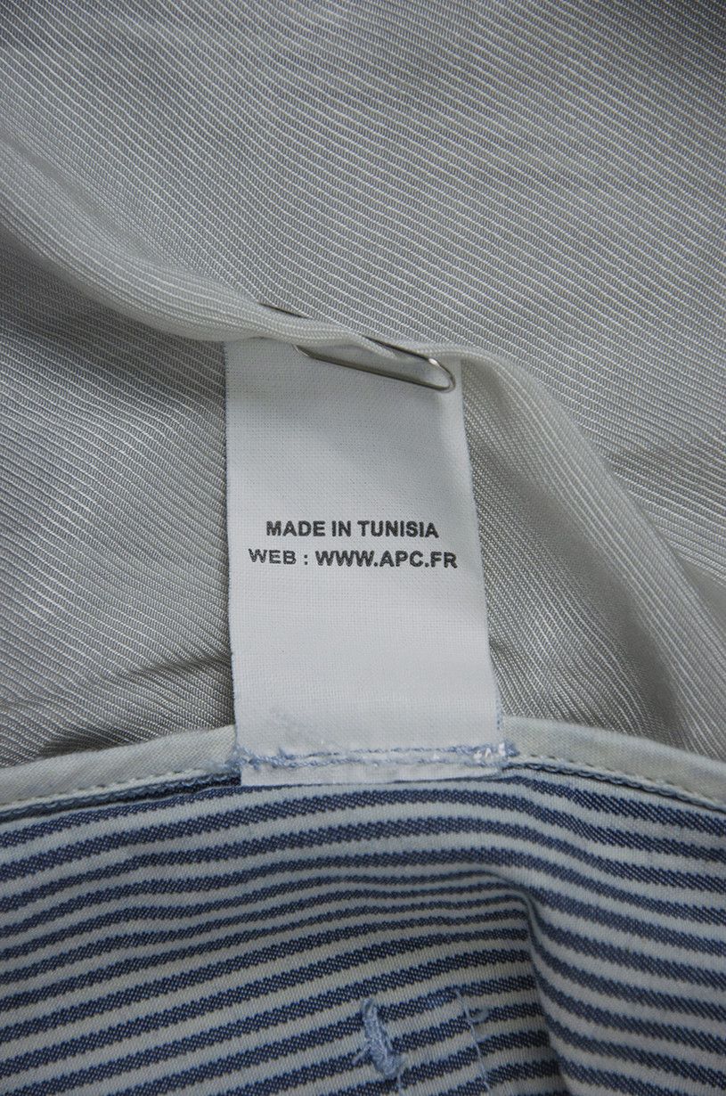 A.P.C. A.P.C. Stripped Cotton Hypnotic Jacket Size US XL / EU 56 / 4 - 9 Thumbnail