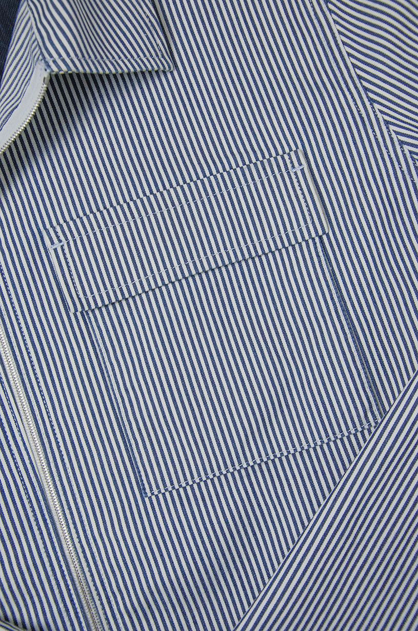 A.P.C. A.P.C. Stripped Cotton Hypnotic Jacket Size US XL / EU 56 / 4 - 7 Thumbnail