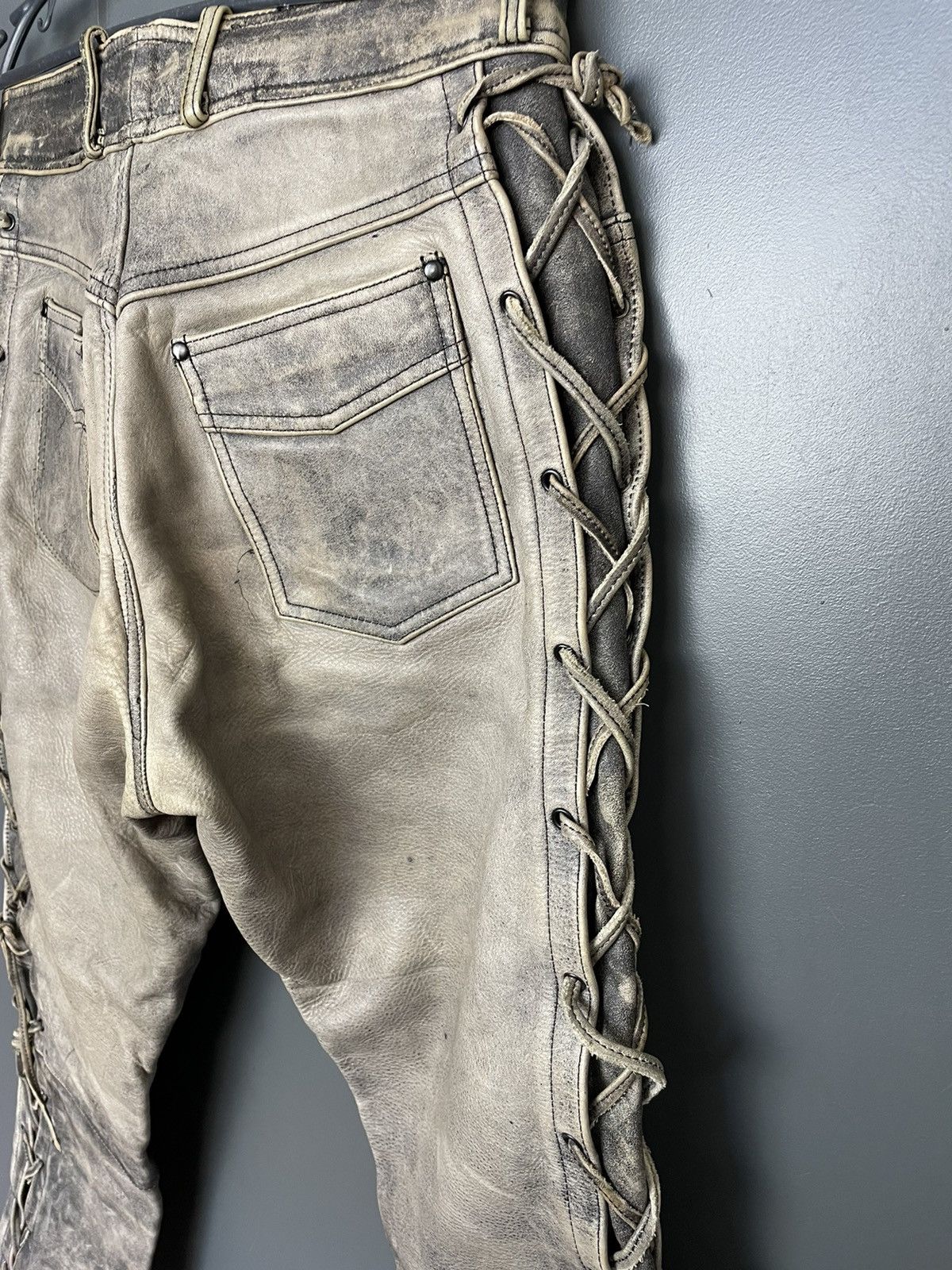 Leather Vintage Leather Pants Size US 30 / EU 46 - 11 Thumbnail