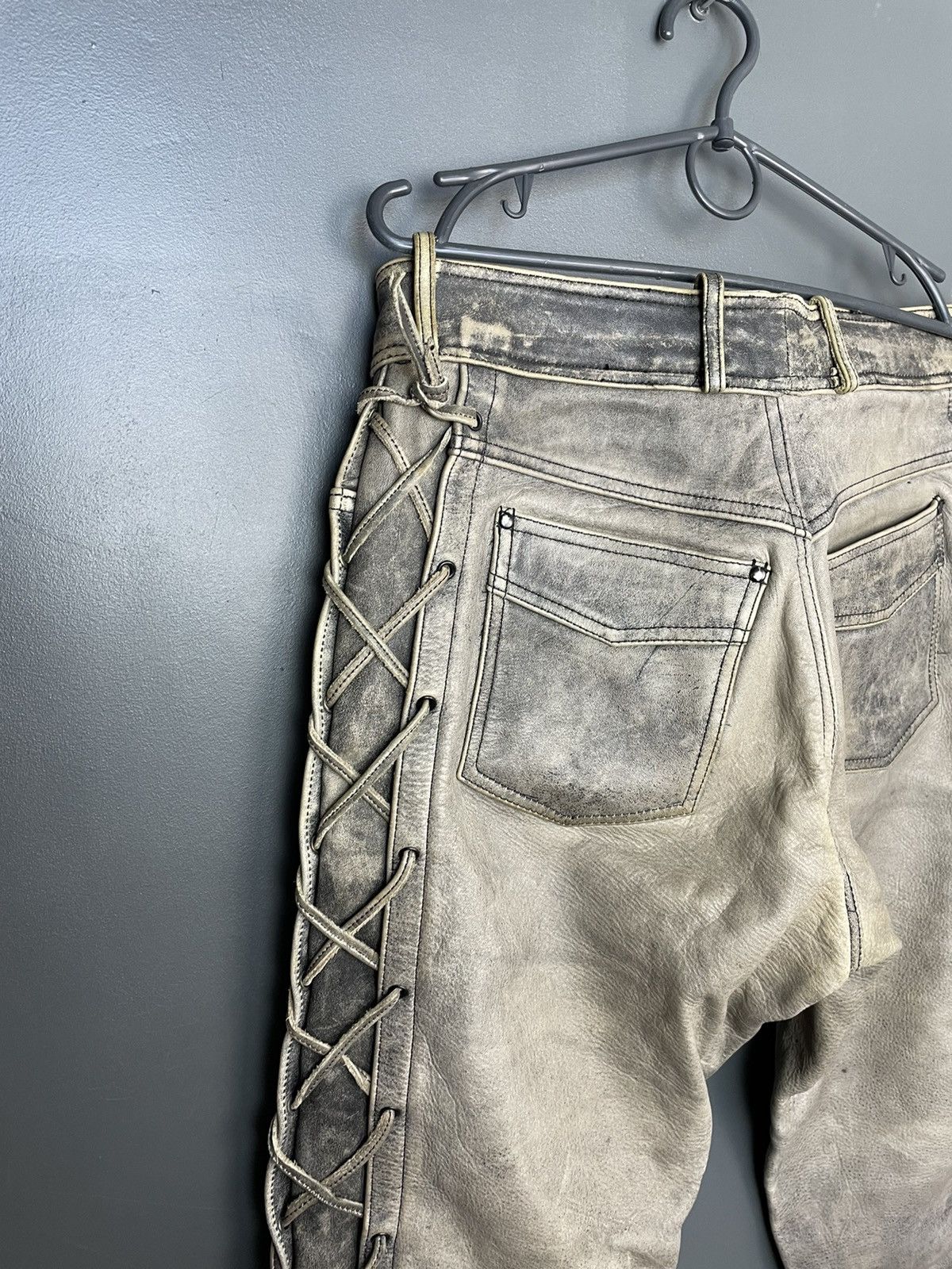 Leather Vintage Leather Pants Size US 30 / EU 46 - 14 Thumbnail