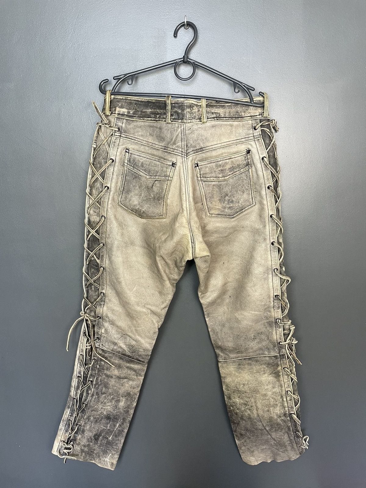 Leather Vintage Leather Pants Size US 30 / EU 46 - 2 Thumbnail