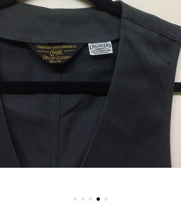 Engineered Garments MADE IN JAPAN VEST Enginereed Garments cootie productions Size 36R - 4 Thumbnail