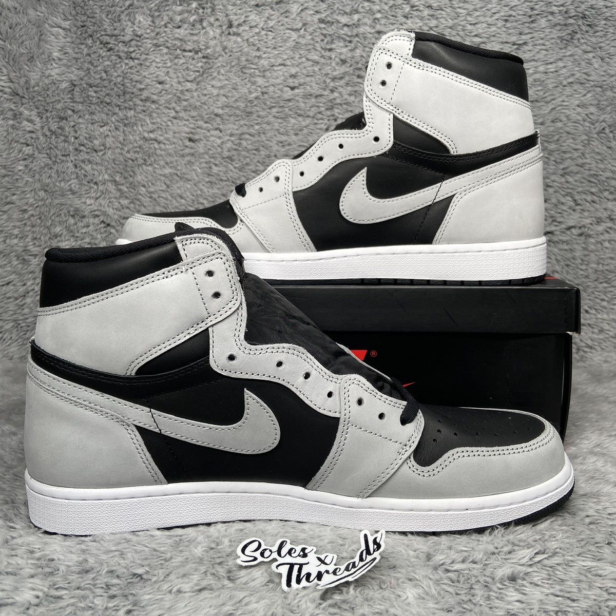 Jordan Brand Air Jordan 1 Retro High OG 'Shadow 2.0' Men's Size 13 Size US 13 / EU 46 - 2 Thumbnail
