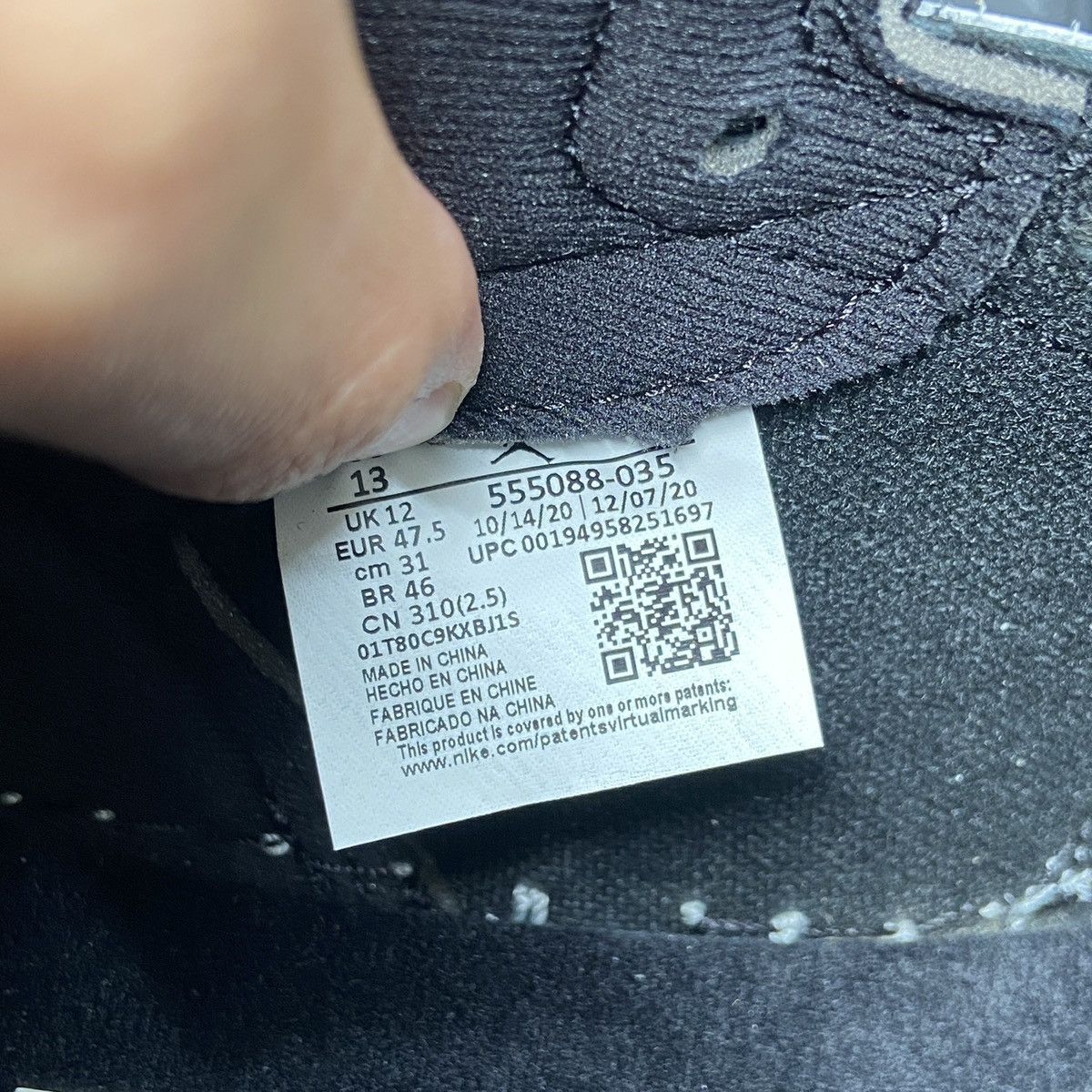 Jordan Brand Air Jordan 1 Retro High OG 'Shadow 2.0' Men's Size 13 Size US 13 / EU 46 - 9 Thumbnail