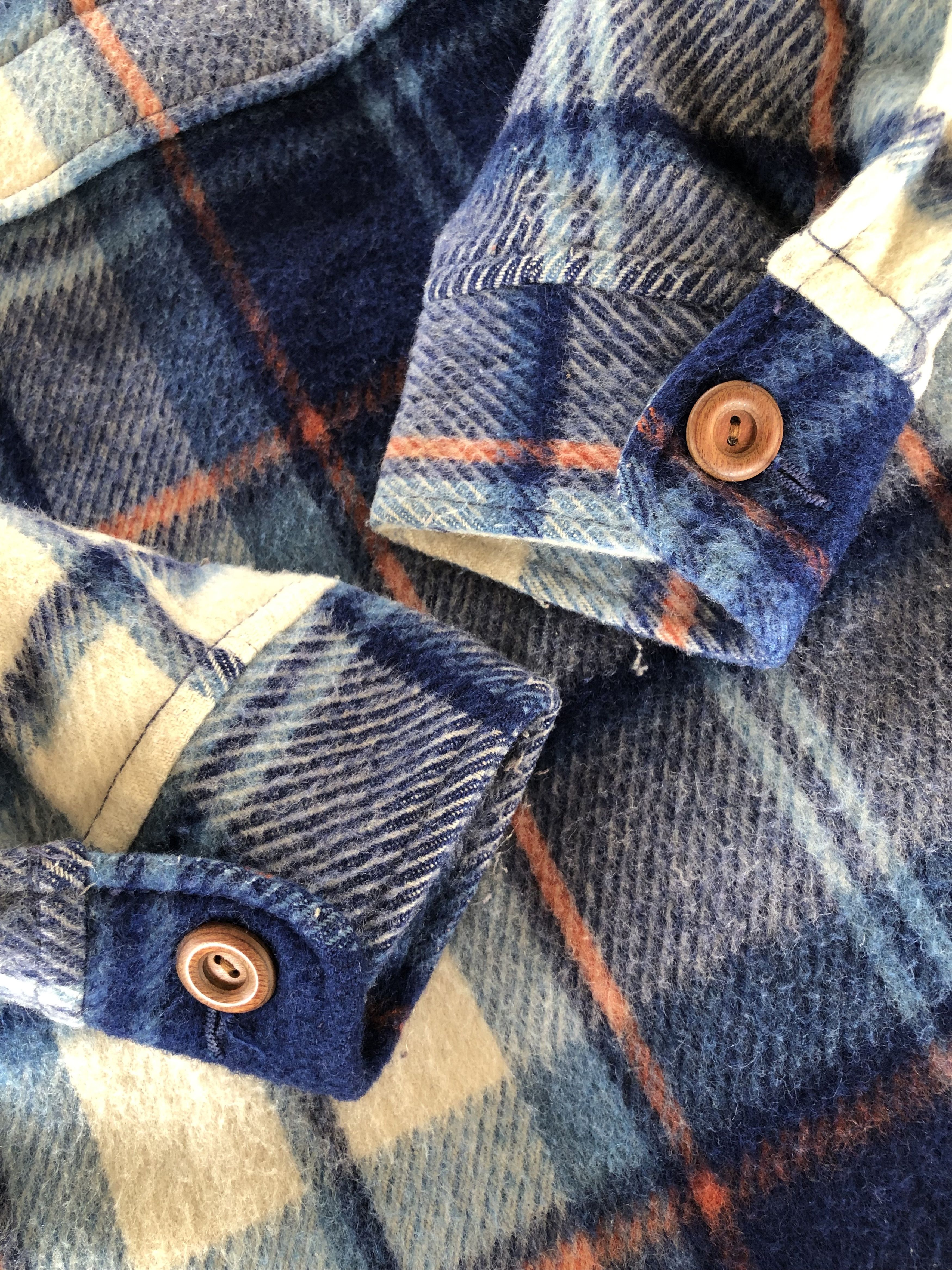 Japanese Brand × Vintage VINTAGE 80’S WOW TEIJIN WOOL FLANNEL SHEARLING JACKET Size US S / EU 44-46 / 1 - 6 Thumbnail