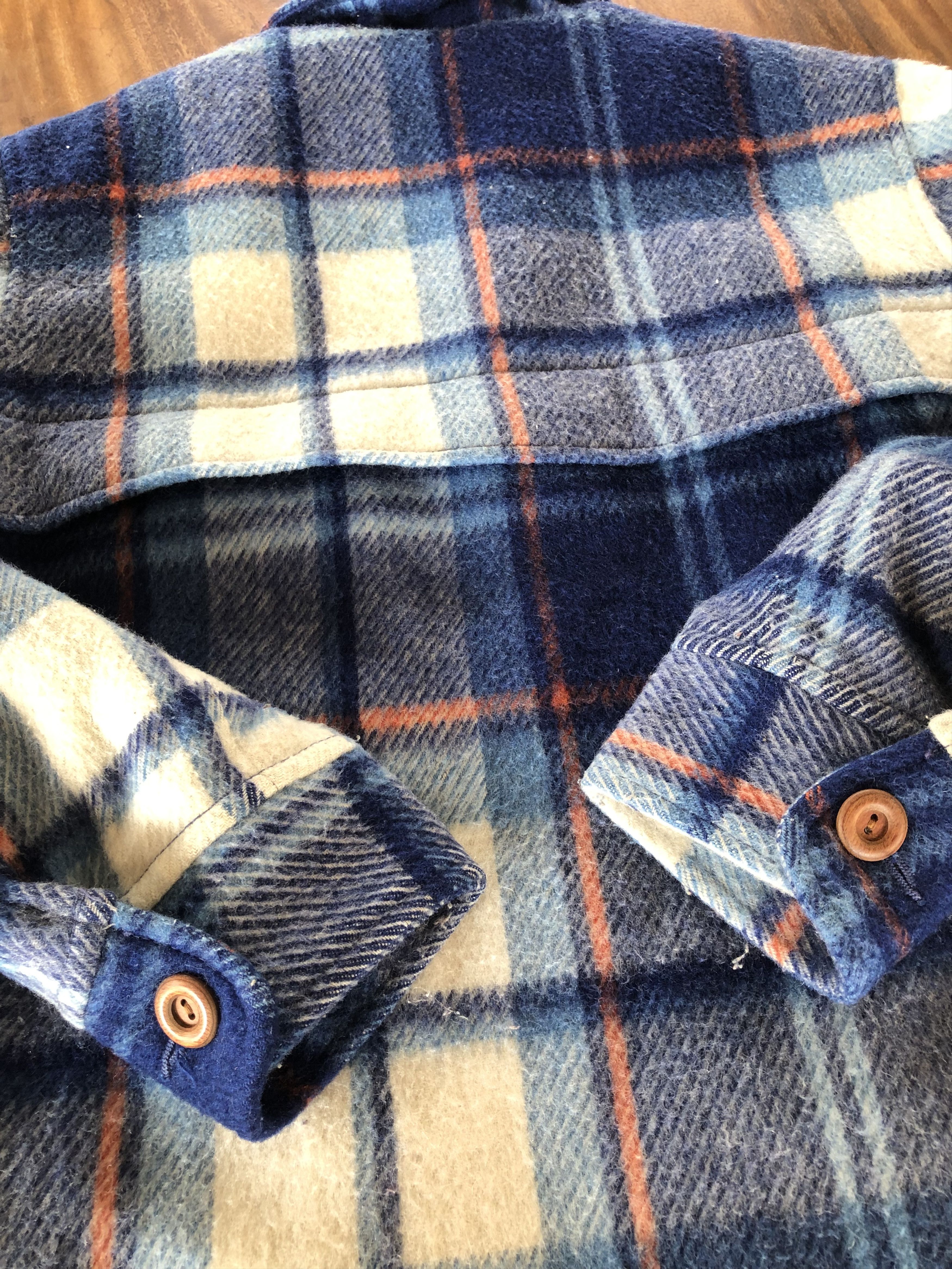Japanese Brand × Vintage VINTAGE 80’S WOW TEIJIN WOOL FLANNEL SHEARLING JACKET Size US S / EU 44-46 / 1 - 8 Thumbnail