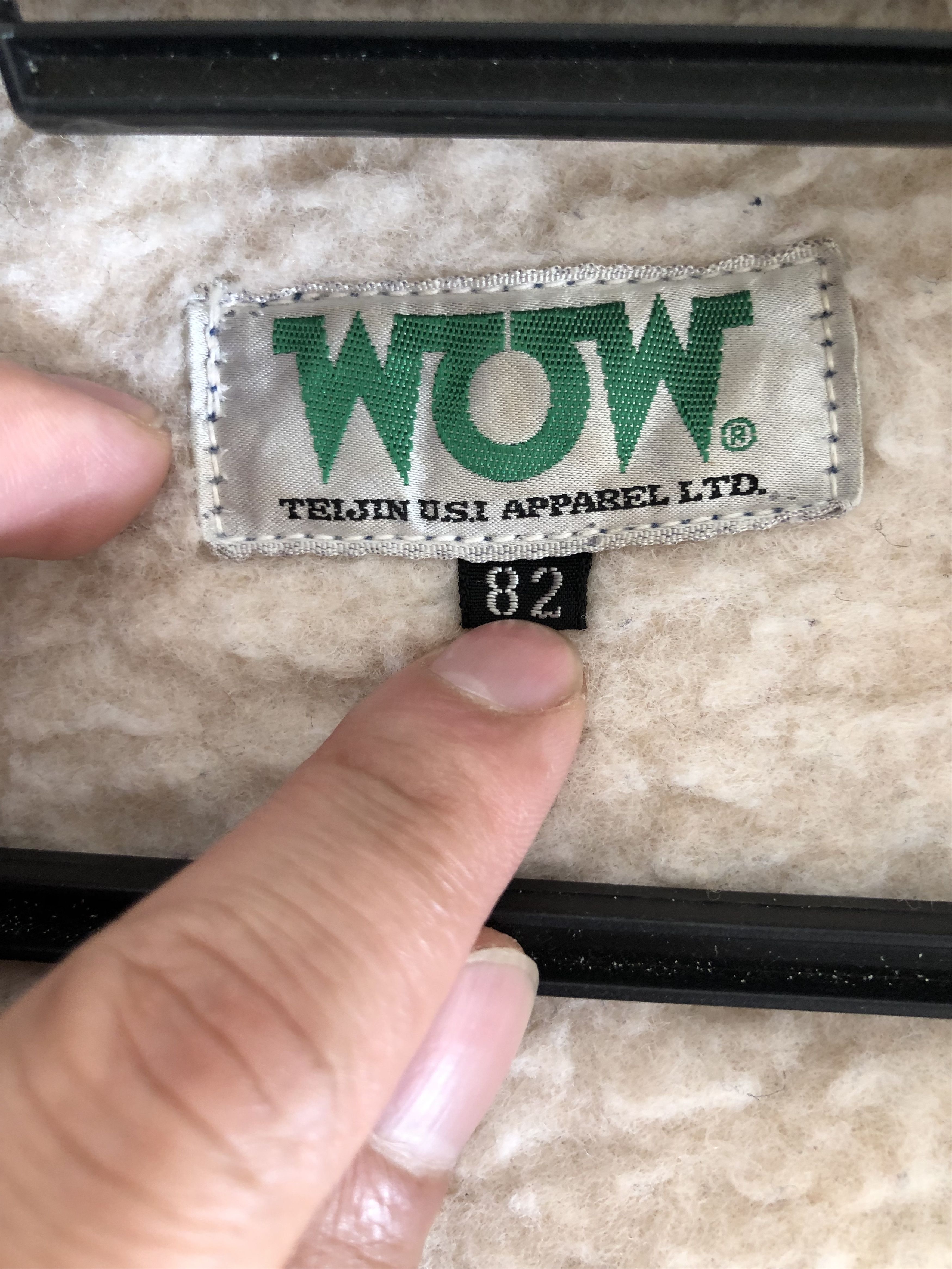 Japanese Brand × Vintage VINTAGE 80’S WOW TEIJIN WOOL FLANNEL SHEARLING JACKET Size US S / EU 44-46 / 1 - 10 Thumbnail