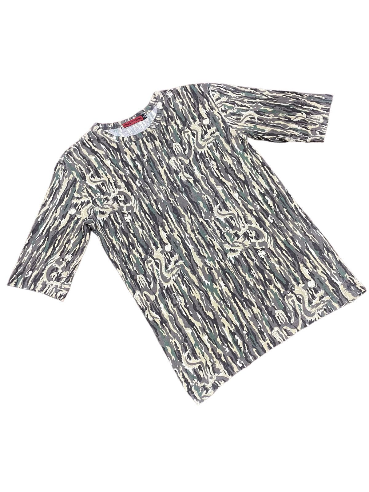 20471120 Sick🔥291295 Homme Dragon Camouflage All Over Print Tee Size US M / EU 48-50 / 2 - 3 Thumbnail