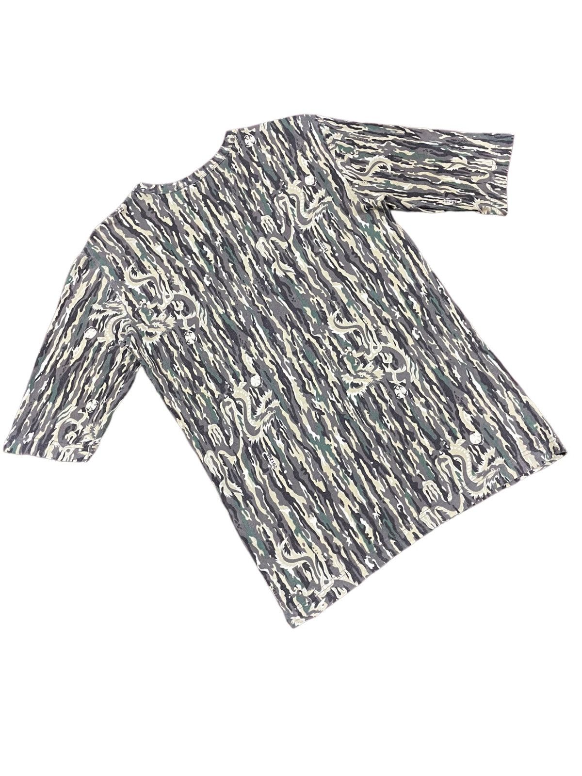20471120 Sick🔥291295 Homme Dragon Camouflage All Over Print Tee Size US M / EU 48-50 / 2 - 10 Thumbnail