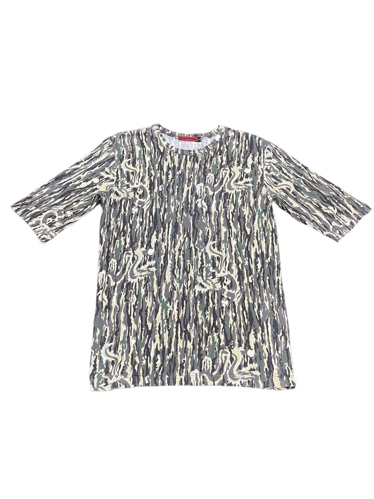 20471120 Sick🔥291295 Homme Dragon Camouflage All Over Print Tee Size US M / EU 48-50 / 2 - 4 Thumbnail