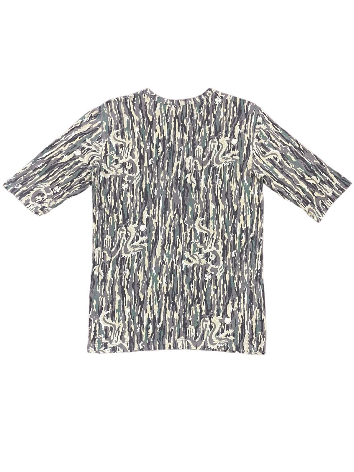 20471120 Sick🔥291295 Homme Dragon Camouflage All Over Print Tee Size US M / EU 48-50 / 2 - 7 Thumbnail