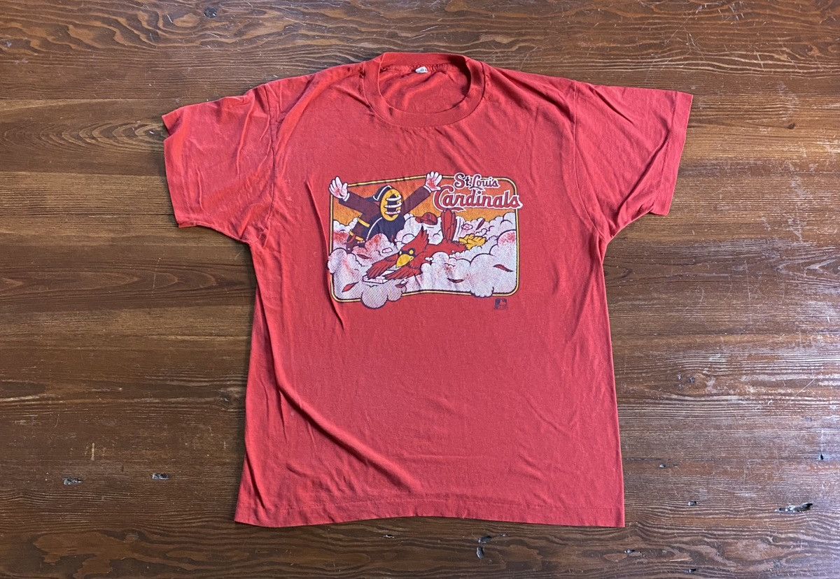MLB Vintage 80’s St. Louis Cardinals Single Stitch Tee Size US L / EU 52-54 / 3 - 1 Thumbnail