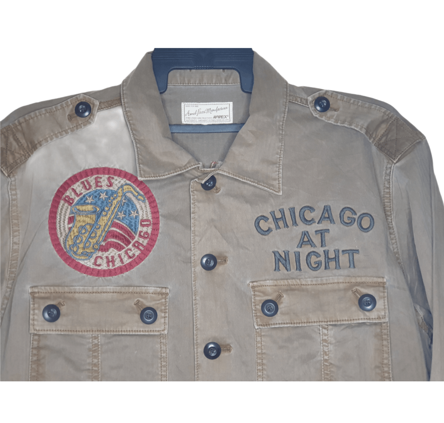 Avirex 💥Very Rare💥Vintage Avirex 80's Embroidery Jacket Size US XXL / EU 58 / 5 - 2 Thumbnail