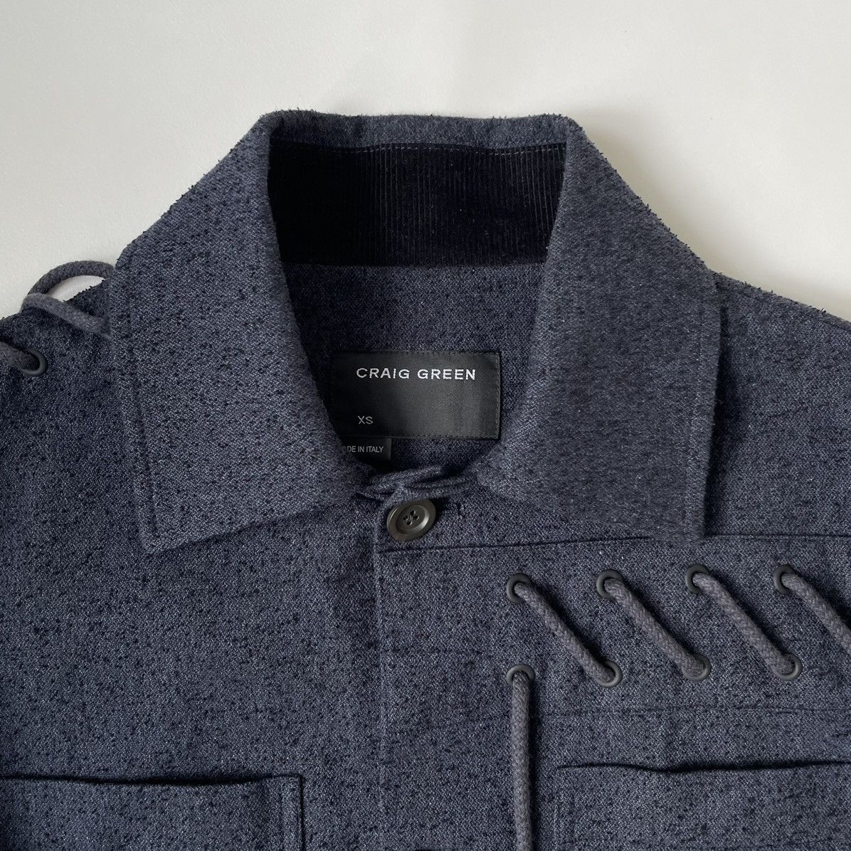 Craig Green Boucle Lace Tie Work Jacket Size US S / EU 44-46 / 1 - 3 Thumbnail