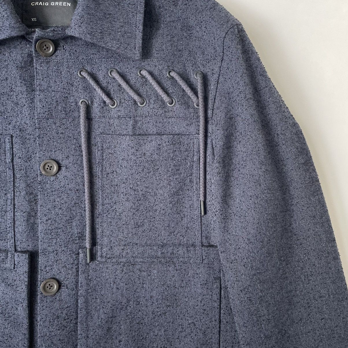 Craig Green Boucle Lace Tie Work Jacket Size US S / EU 44-46 / 1 - 5 Thumbnail