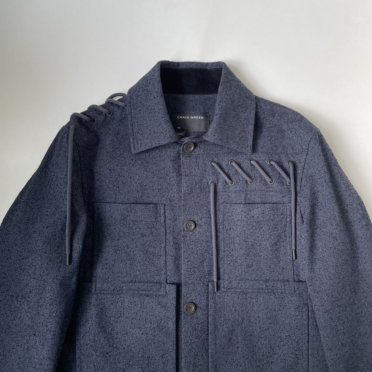 Craig Green Boucle Lace Tie Work Jacket Size US S / EU 44-46 / 1 - 2 Thumbnail