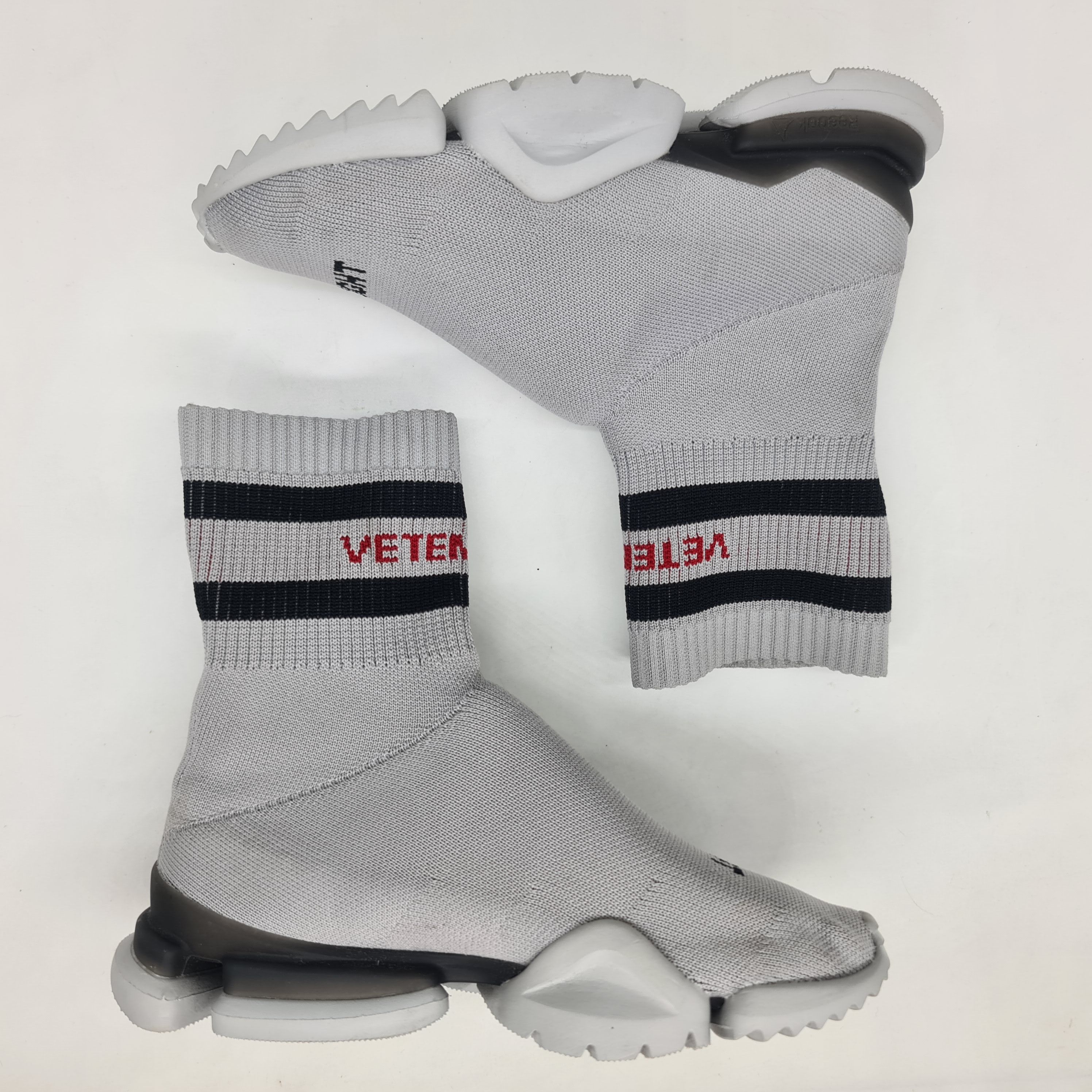 Reebok × Vetements Vetements x Reebok - Size 36 Gray Sock Runner Size US 5 / EU 37 - 6 Thumbnail
