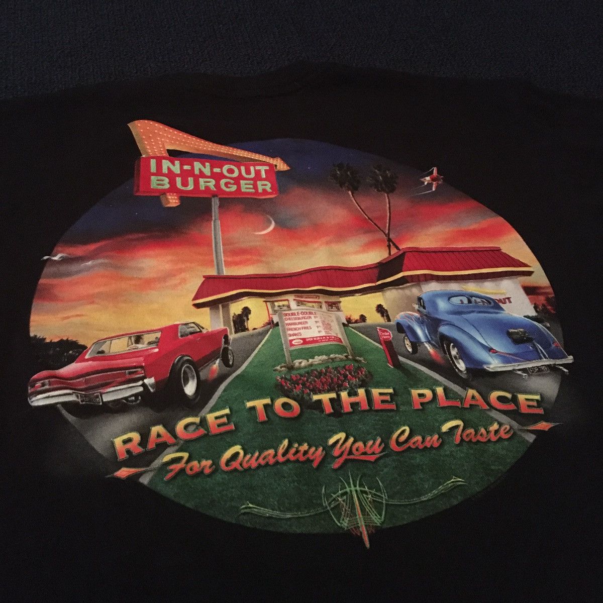 Vintage In N Out Race to the Place For Quality you Can Taste Tee Size US S / EU 44-46 / 1 - 1 Thumbnail