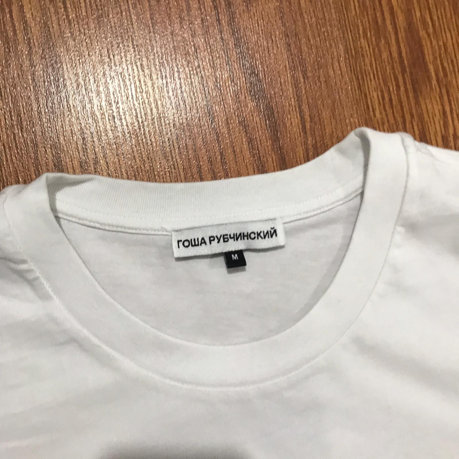 Gosha Rubchinskiy Gosha Rubchinskiy DJ Oversize White Tee Size US M / EU 48-50 / 2 - 5 Thumbnail