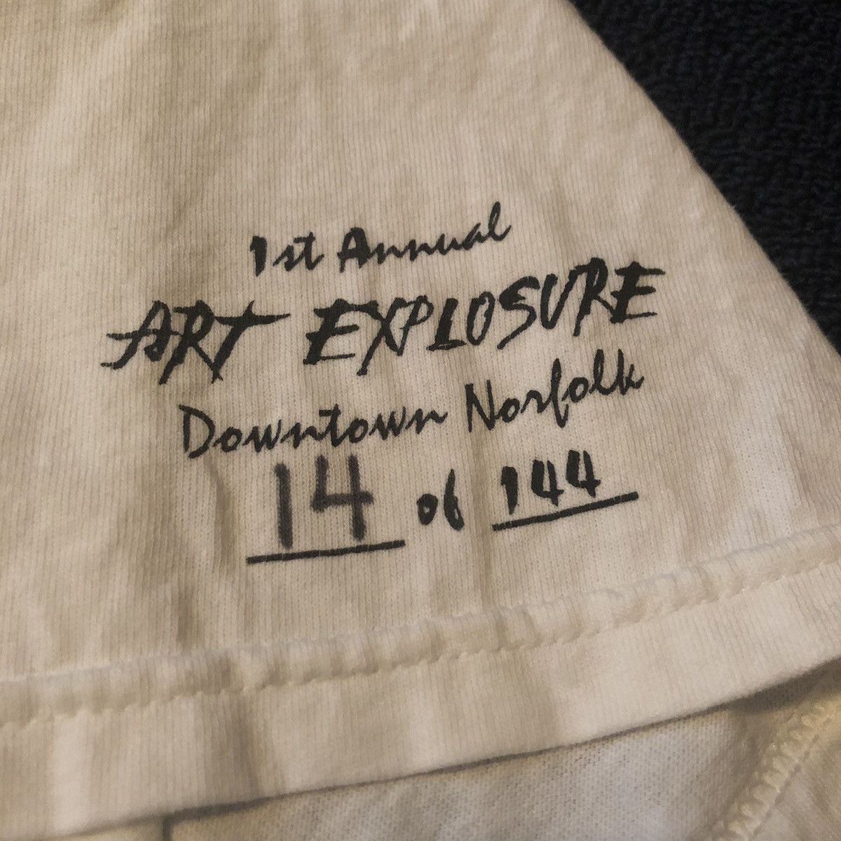 Vintage Vintage 1999 1st Annual Art Explosure Big Logo Graphic Tee Size US XL / EU 56 / 4 - 6 Thumbnail