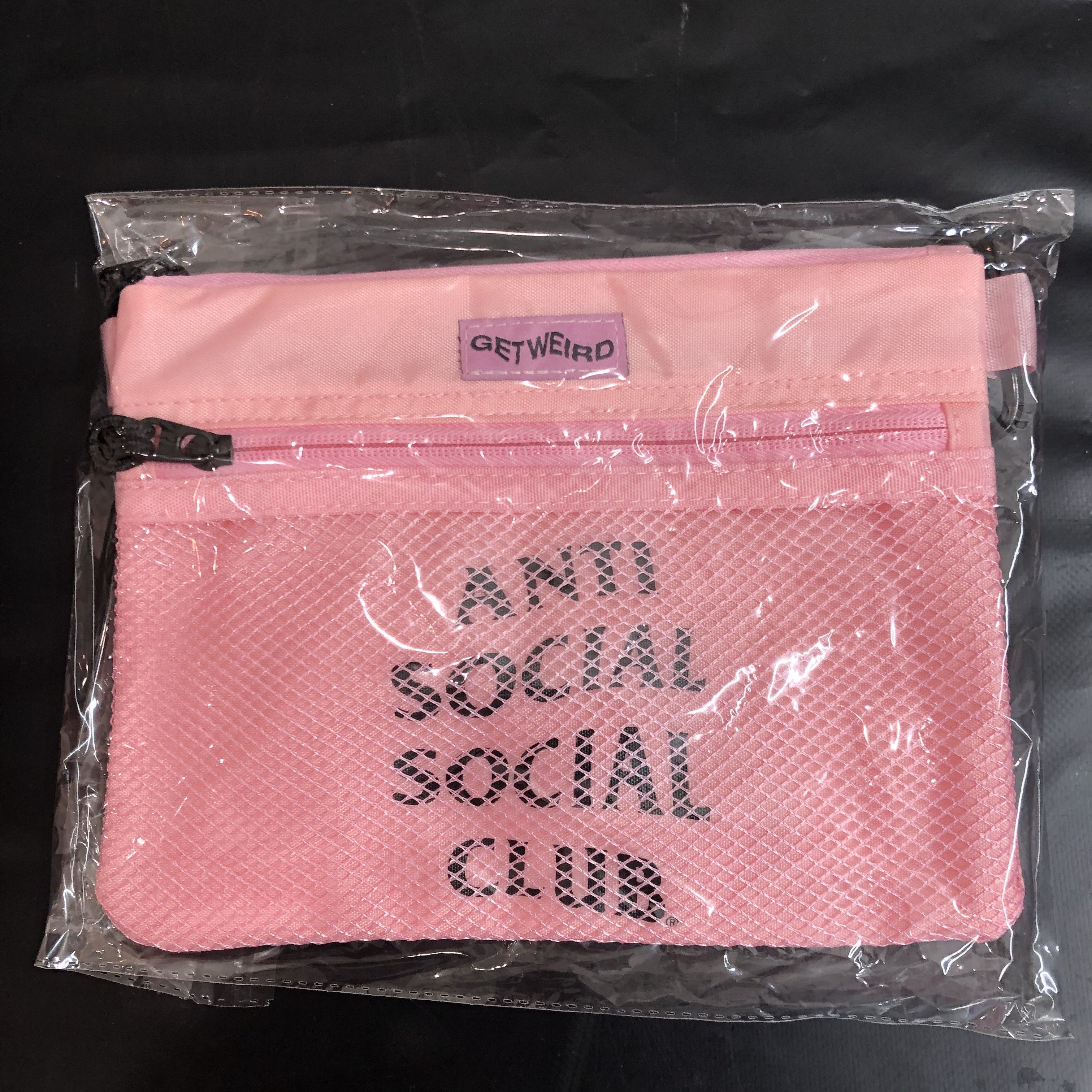 Anti Social Social Club DS black ASSC My Bad Pink bag Supreme Bape Kith Offwhite Size ONE SIZE - 2 Thumbnail