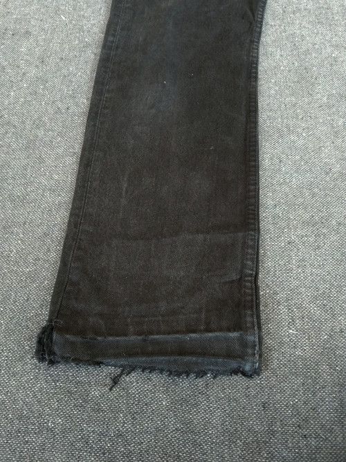 Levi's × Vintage Vintage Levis 501 Black Distressed Jeans 29x31 Size US 29 - 3 Thumbnail