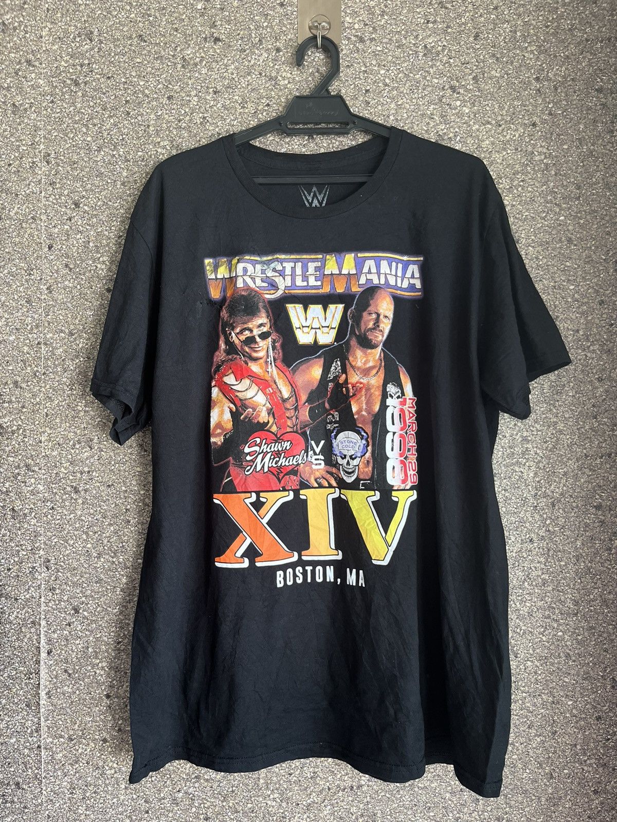 image of Vintage Wrestle Mania Ft35 in Black, Men's (Size XL)