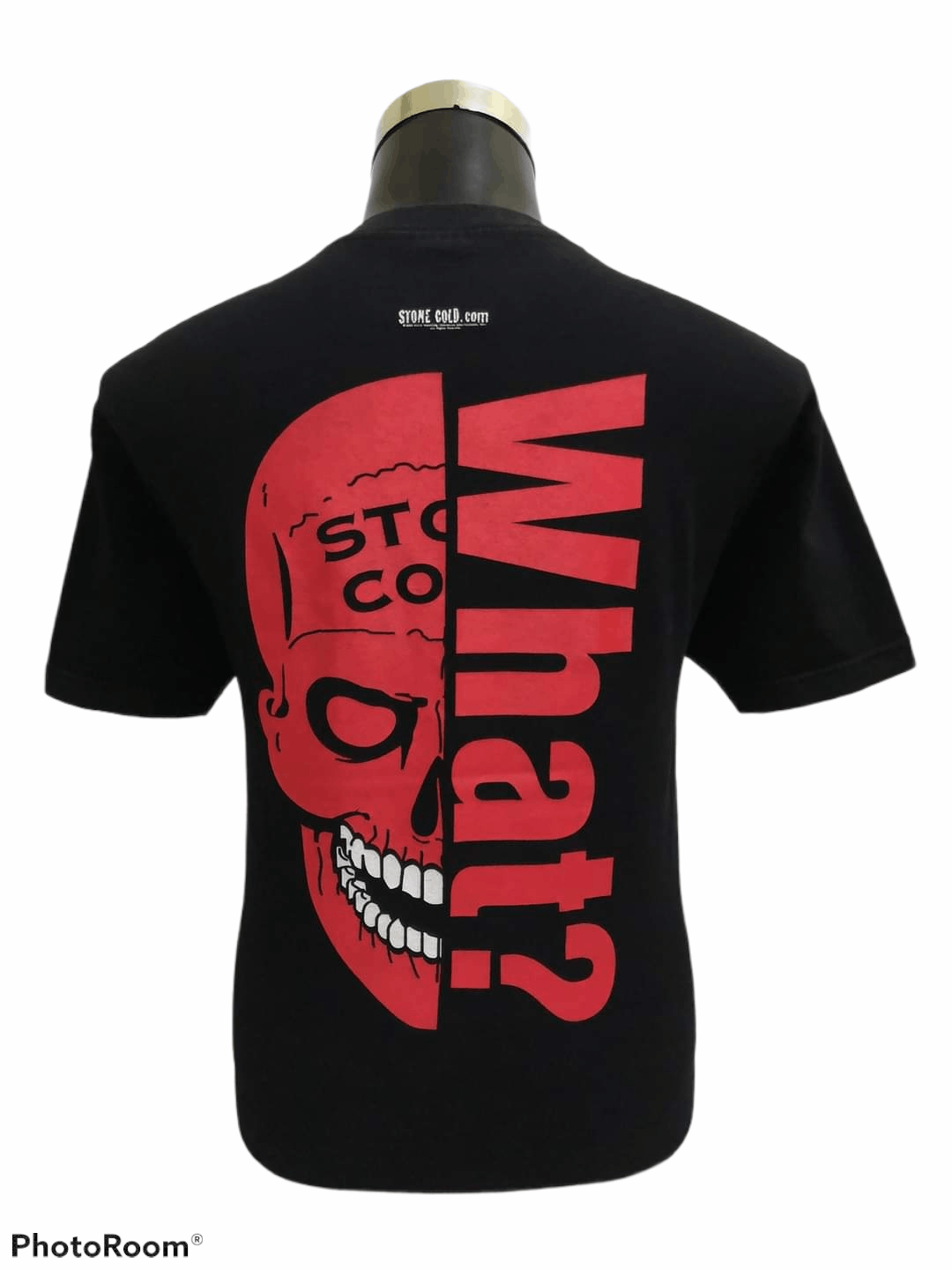 WWF 2001 STONE COLD STEVE AUSTIN RED BLOOD SKULL SHIRT WWF WWE Size US L / EU 52-54 / 3 - 3 Thumbnail
