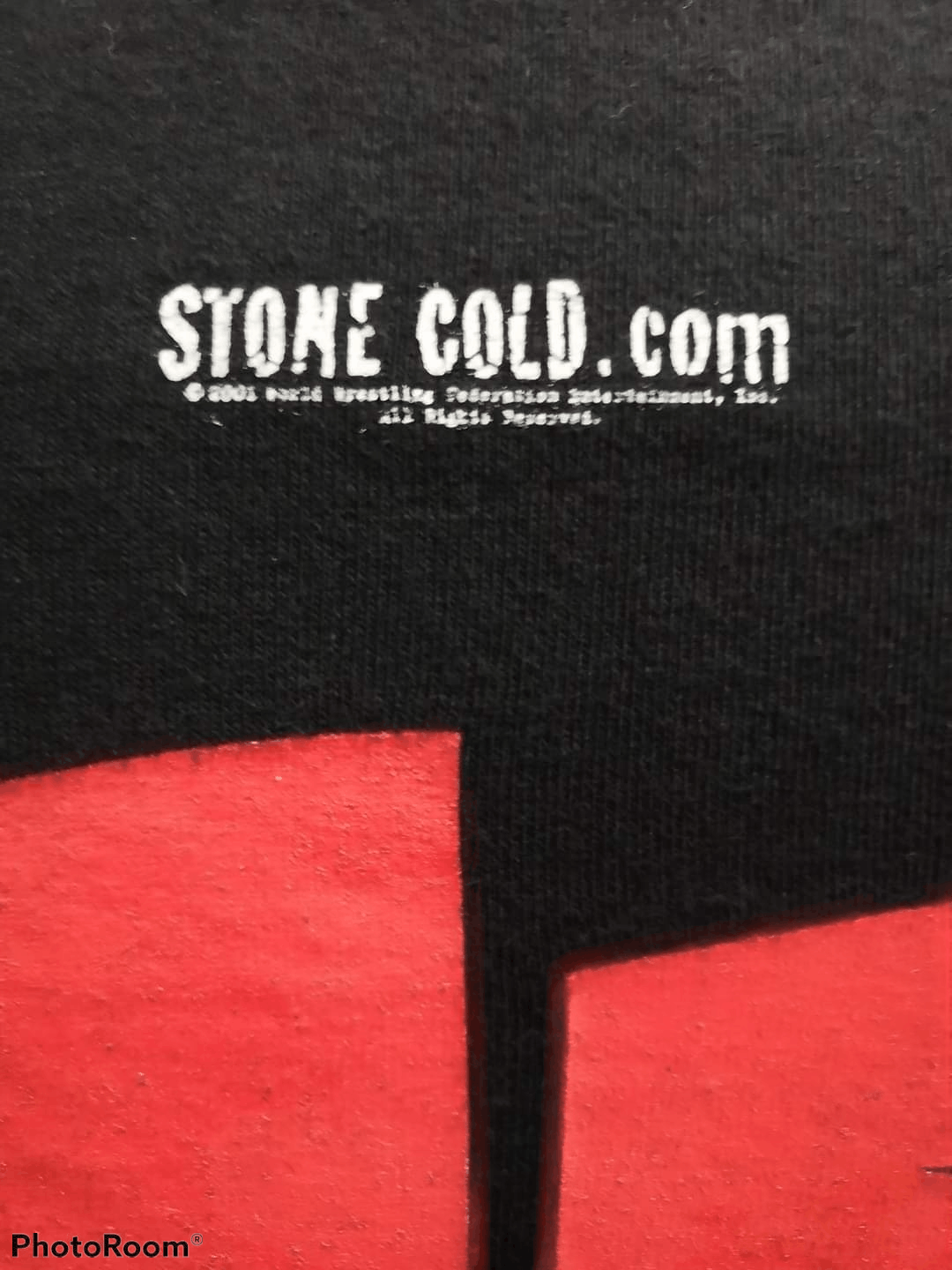 WWF 2001 STONE COLD STEVE AUSTIN RED BLOOD SKULL SHIRT WWF WWE Size US L / EU 52-54 / 3 - 5 Thumbnail