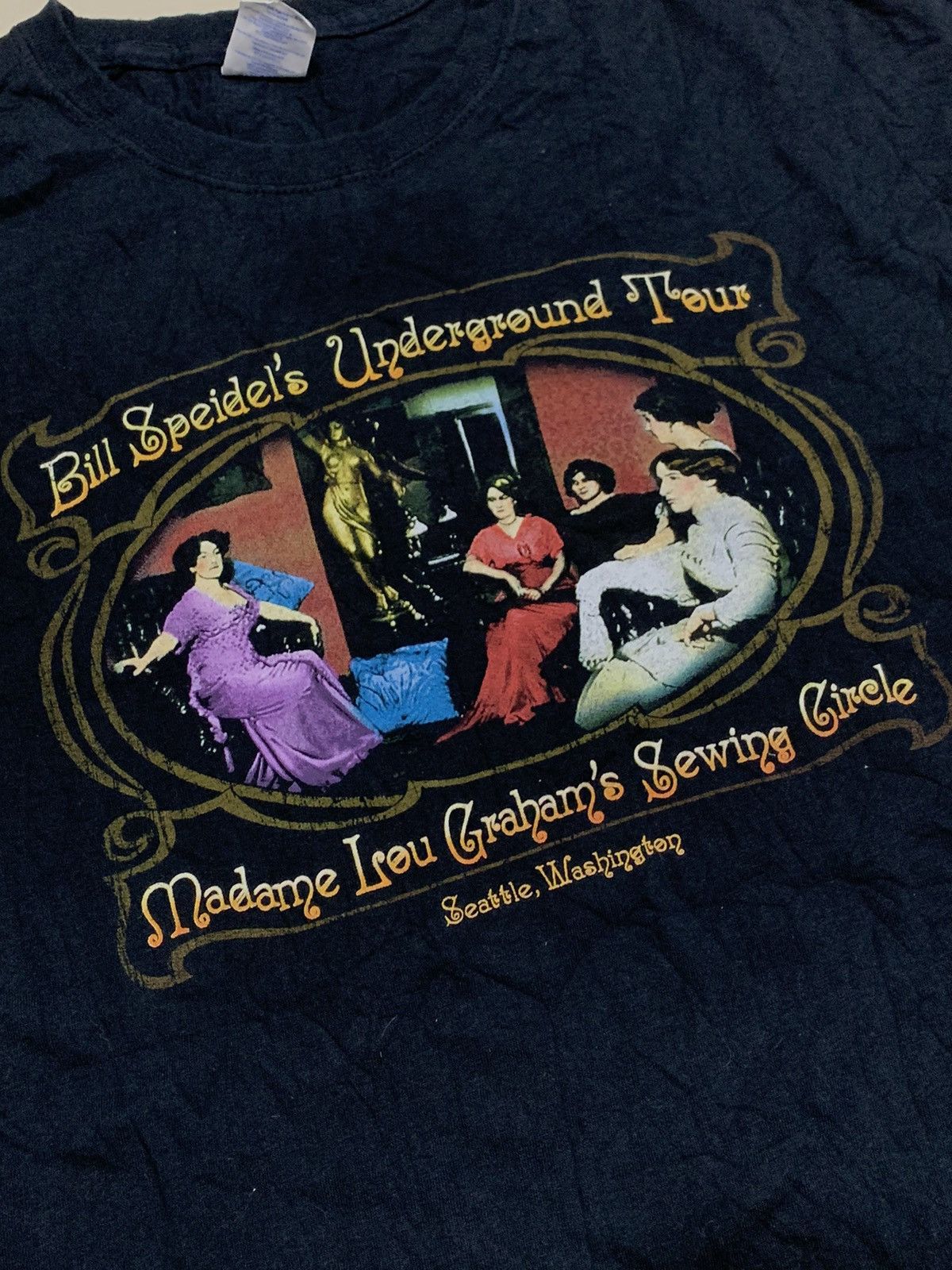 Gildan BILL SPEIDEL'S UNDERGROUND TOUR MADAME LOU GRAHAM'S SHIRT Size US XL / EU 56 / 4 - 5 Thumbnail