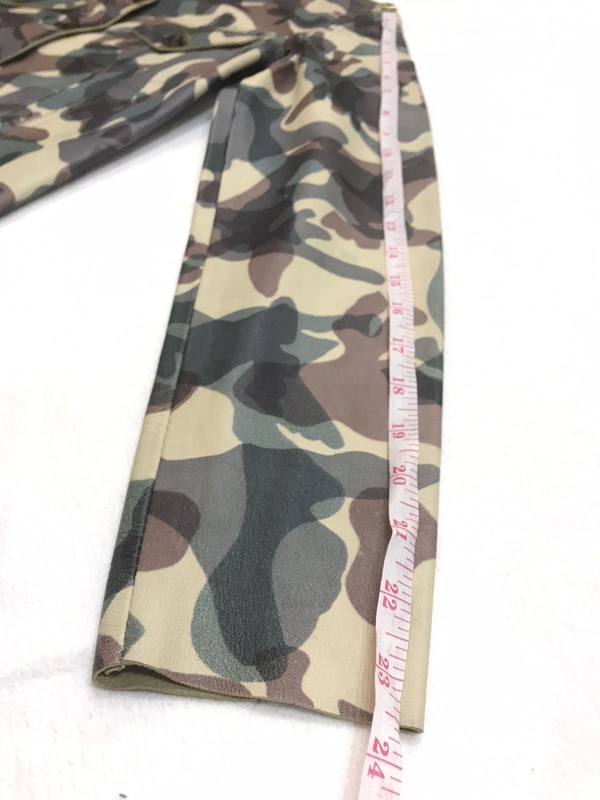 Lucien Pellat-Finet LUCIEN PELLAT FINET CAMO CROP LEATHER JACKET ITALY Size US XS / EU 42 / 0 - 6 Thumbnail