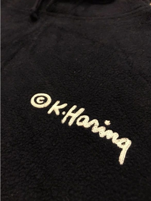 Keith Haring × Uniqlo KEITH HARING FLEECE HOODIE 9/10 CONDITION UNIQLO Size US L / EU 52-54 / 3 - 3 Thumbnail