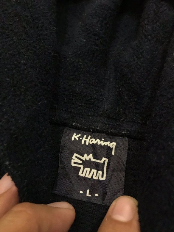 Keith Haring × Uniqlo KEITH HARING FLEECE HOODIE 9/10 CONDITION UNIQLO Size US L / EU 52-54 / 3 - 5 Thumbnail