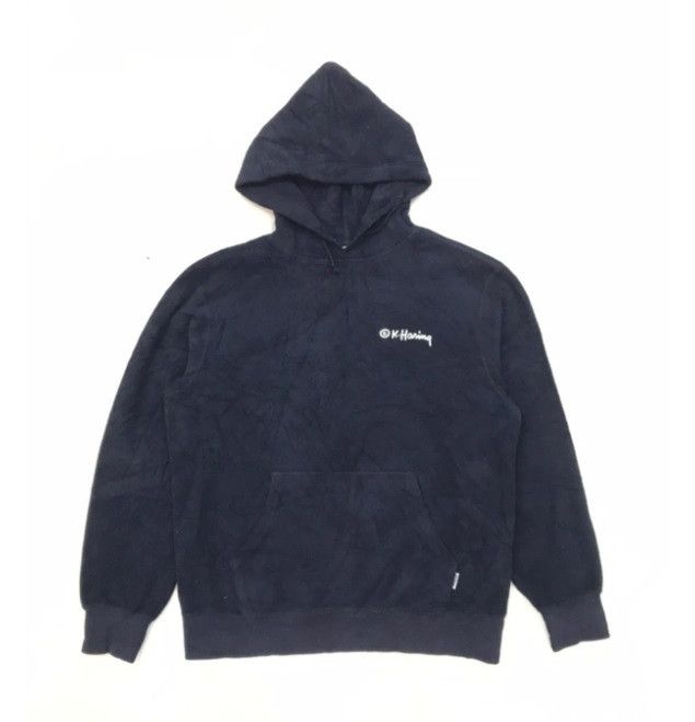 Keith Haring × Uniqlo KEITH HARING FLEECE HOODIE 9/10 CONDITION UNIQLO Size US L / EU 52-54 / 3 - 2 Thumbnail