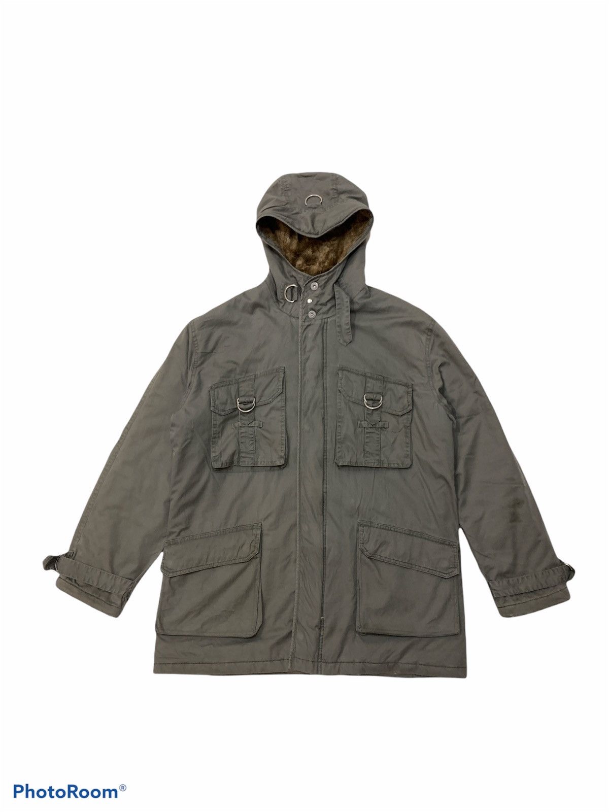 Paul Smith PAUL SMITH JEANS WADDING LINING PARKA MILITARY Size US M / EU 48-50 / 2 - 1 Thumbnail