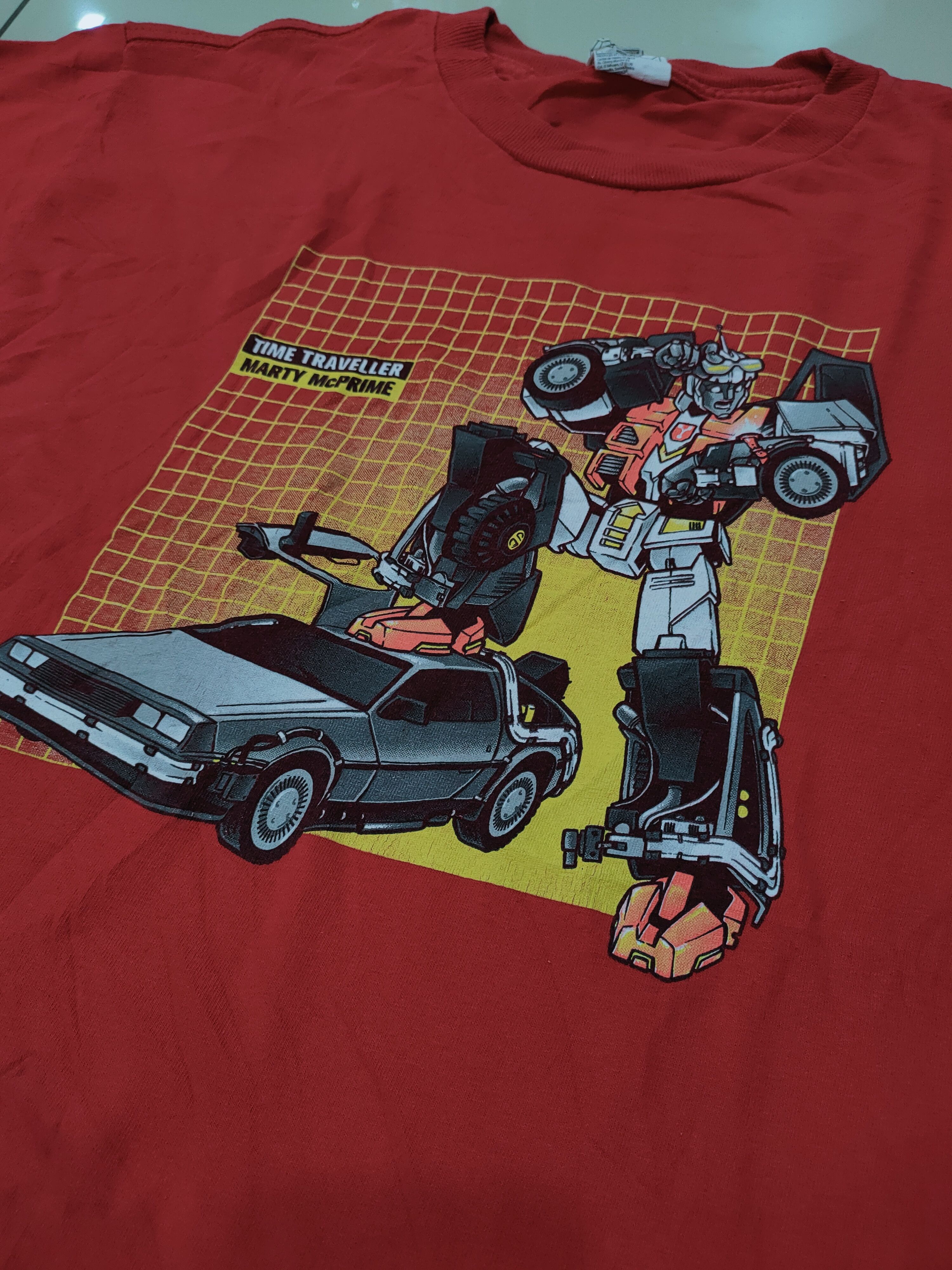 Other × Transformers MARTY MCPRIME TIME TRAVELLER SHIRT Size US M / EU 48-50 / 2 - 7 Thumbnail