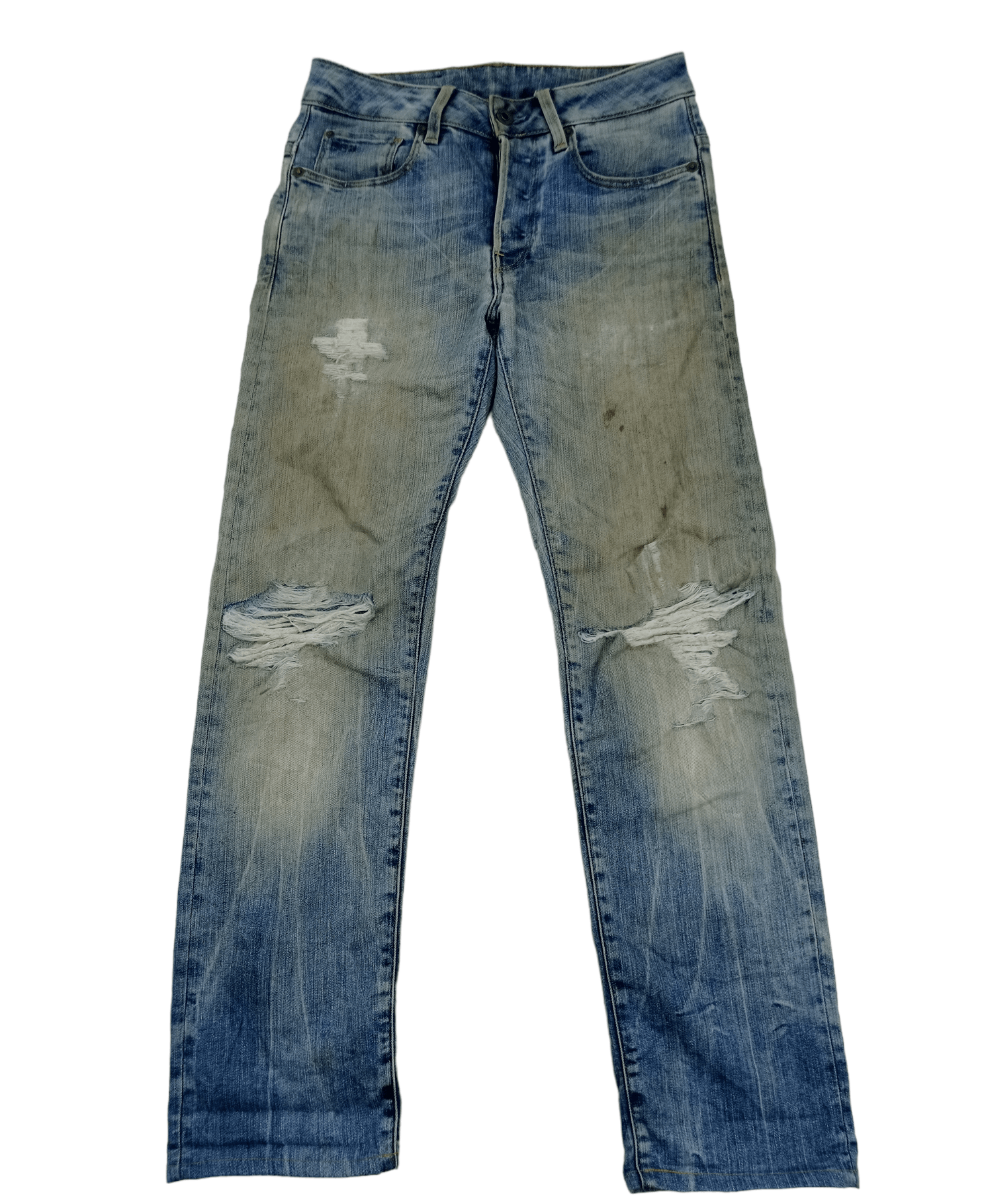 G-Star 🔥G Star Raw Distressed Denim Pants Size US 27 - 1 Thumbnail