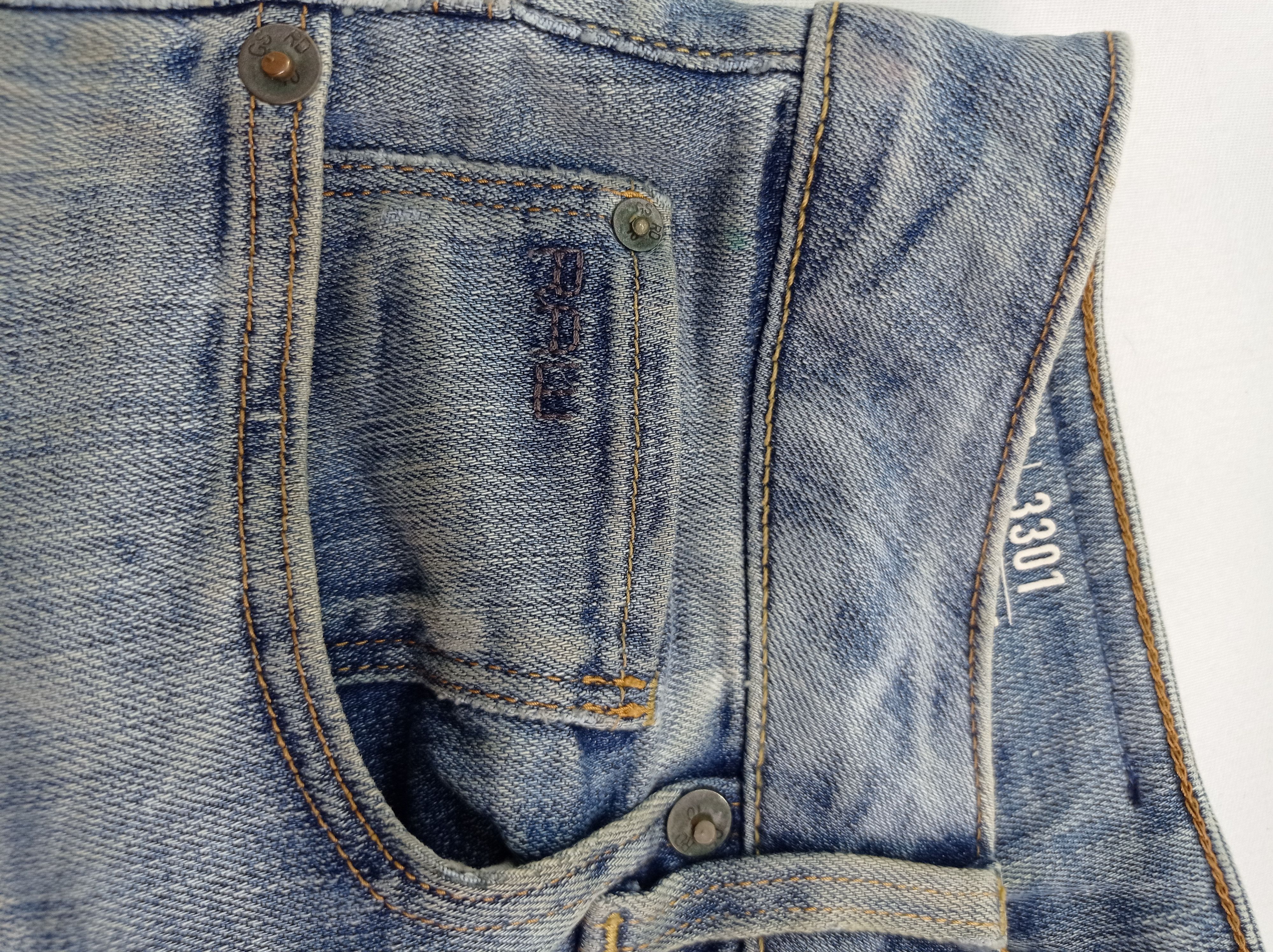 G-Star 🔥G Star Raw Distressed Denim Pants Size US 27 - 6 Thumbnail
